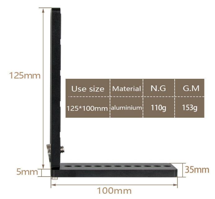 Rychloupínací deska Arca Swiss 125mm