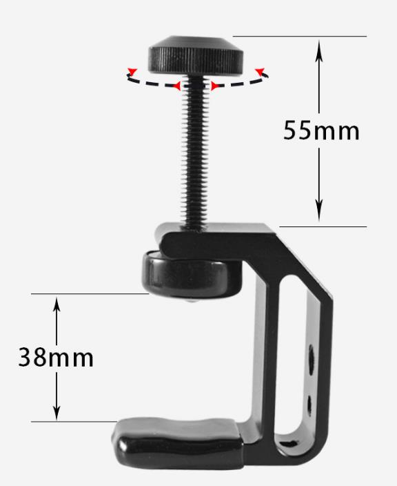 Stolní svěrka se závity 1/4" a 3/8" 