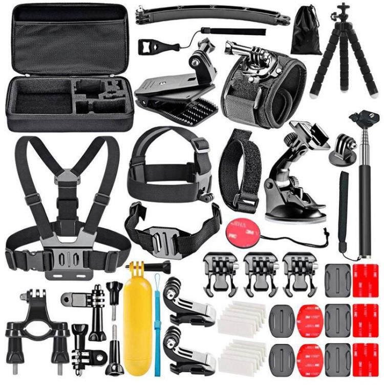 Velká sada příslušenství pro sportovní kamery (GoPro, SJCAM, DJI OSMO Action, Niceboy apod.