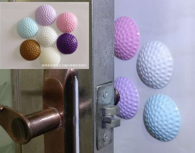 Tlumič nárazu kliky bílý