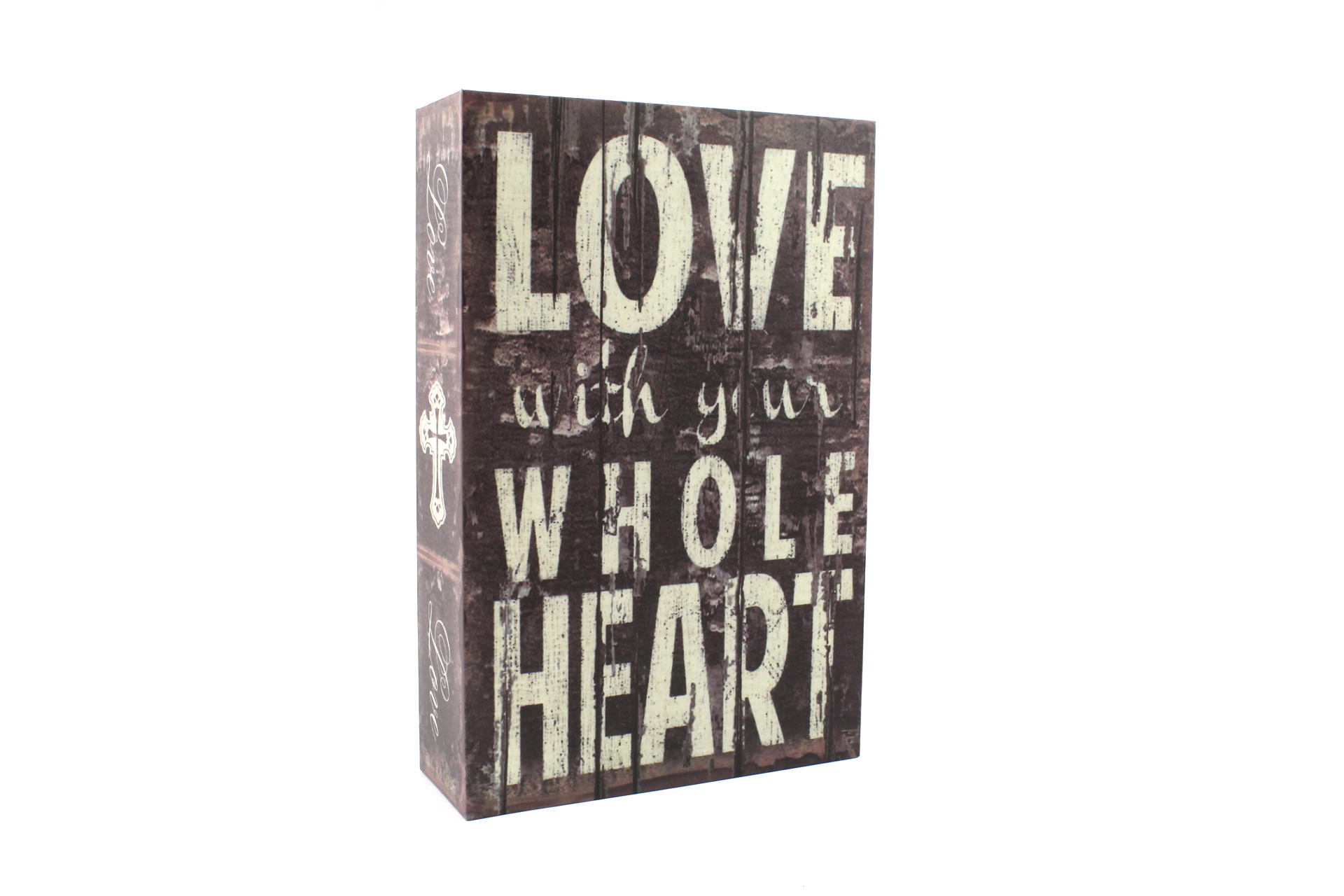 Trezor, pokladnička, kniha Love 240x155x55mm