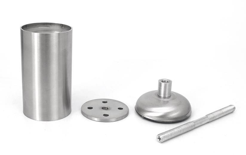 Nerezová nábytková nožka Ø 50 mm