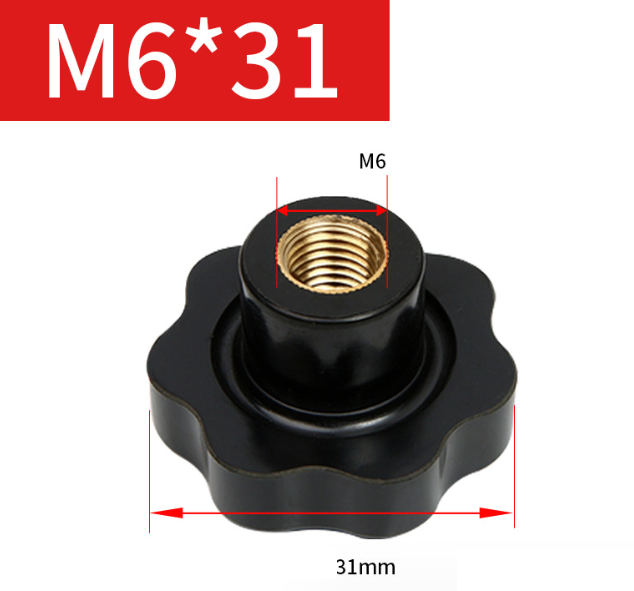 Hvězdice, matice M6 ø 31mm