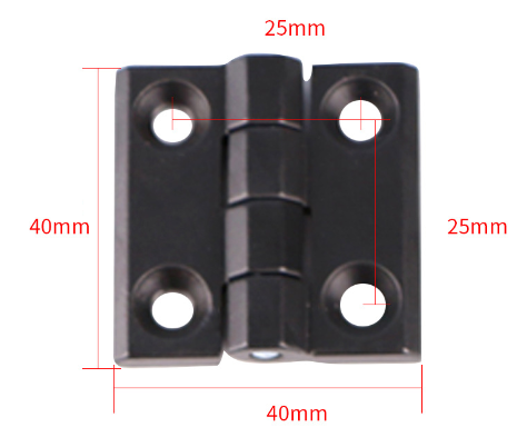 Dverný pánt celokovový zinok 40x40x5mm