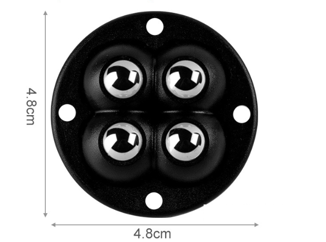 Transportné pojazdy pod nábytok 4ks ocel