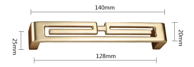 Šuplíkové madlo čínsky moderný štýl 8361-128mm