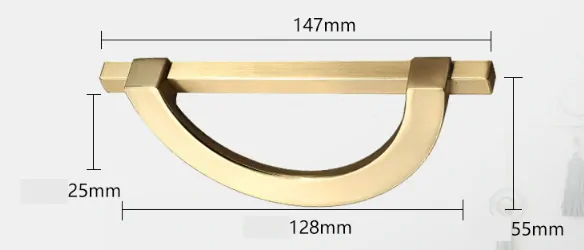 Šuplíkové, dverné madlo čínsky neo štýl 6254 čierne