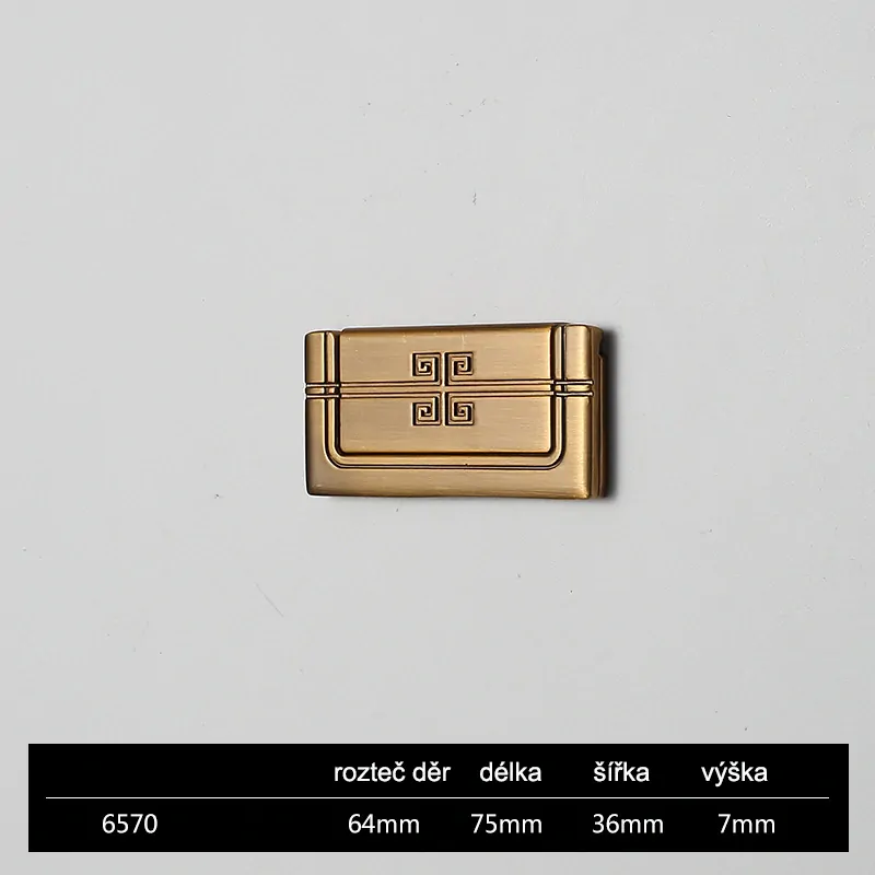 Šuplíkové, dveřní madlo čínský neo styl 6570