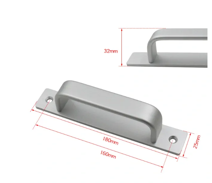 Dverné madlo 180mm čierne