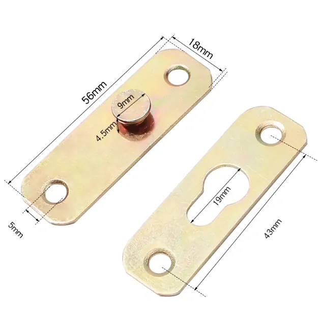 Spojka sedacej súpravy set 56x18mm bajonetový záves