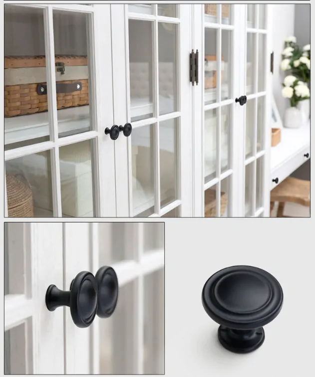 Knop knopka držadlo šuplíku 9011 čierna