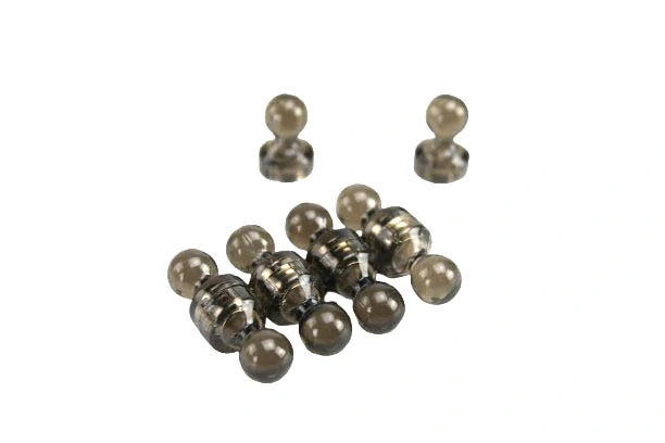 Magnetické figúrky neodymové magnety čierne, 10 ks, 11x17mm