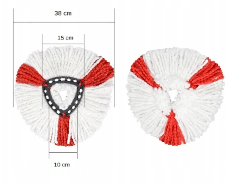 Náhradná hlavica pre Vileda TURBO 2v1 6ks
