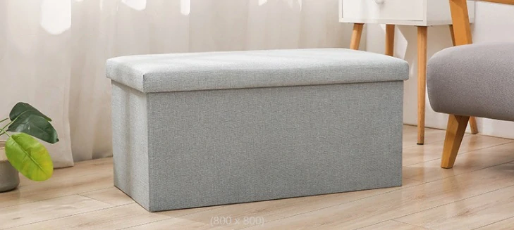 Taburet 76x38x38 svetlo šedá