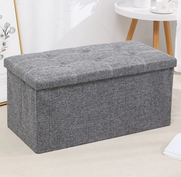 Taburet 76x38x38 šedá/antracit