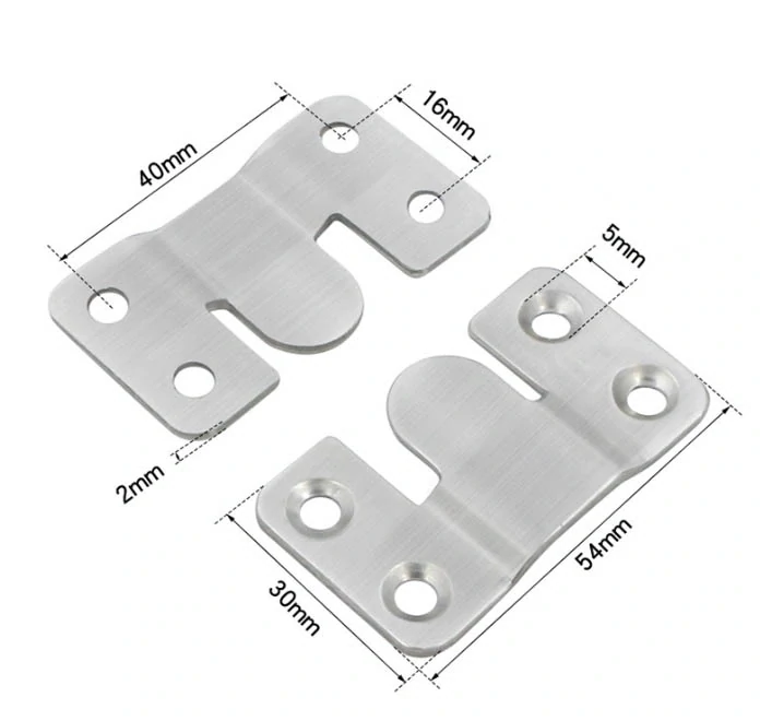 Spojka sedacej súpravy 54mm nerez pár