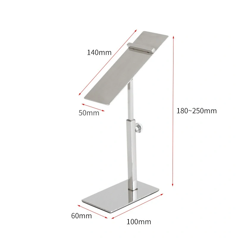 Stojanček na obuv nastaviteľný, výška 250mm strieborný