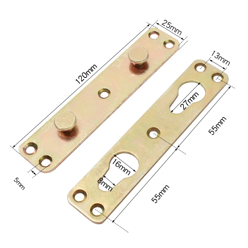 Spojka sedacej súpravy set 120x25 mm bajonetový záves