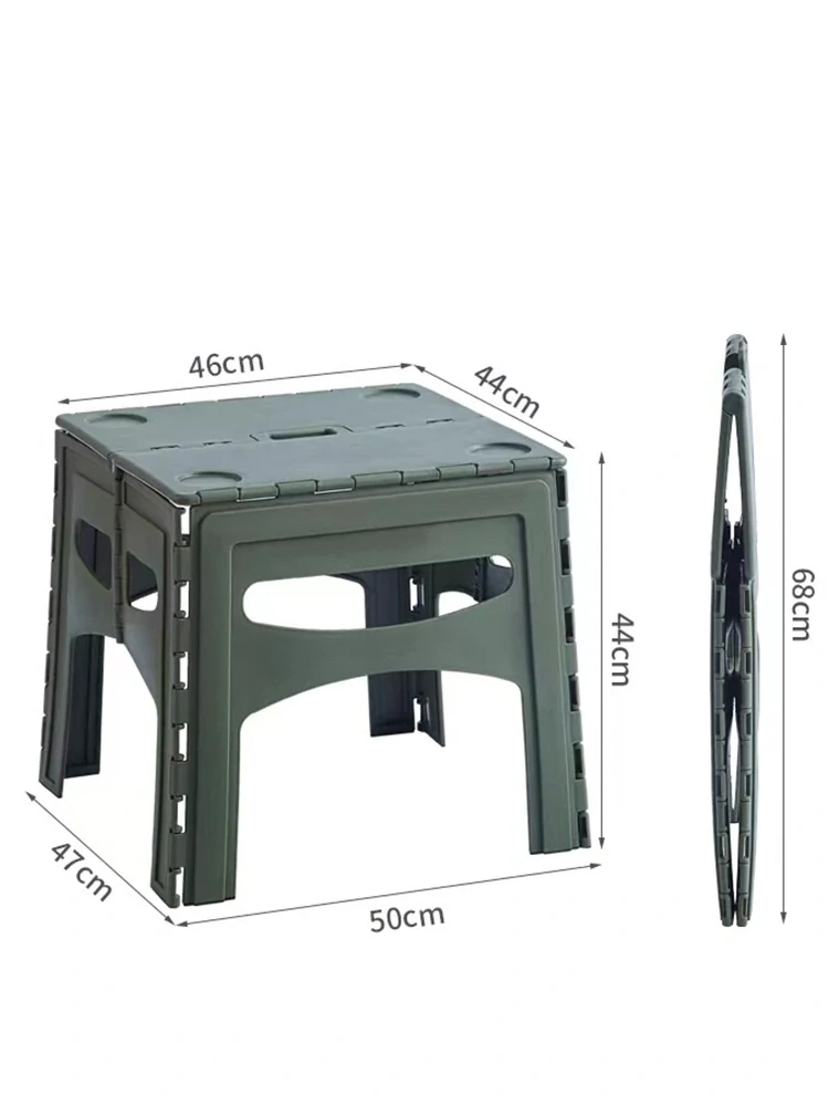 Kempingový skladací stolík - military zelená
