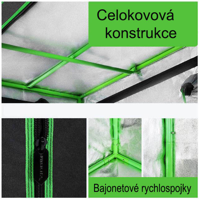 Pestovateľský stan grow box 150x150x200 cm