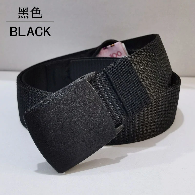 Cestovný pásik so skrytým vreckom – čierny