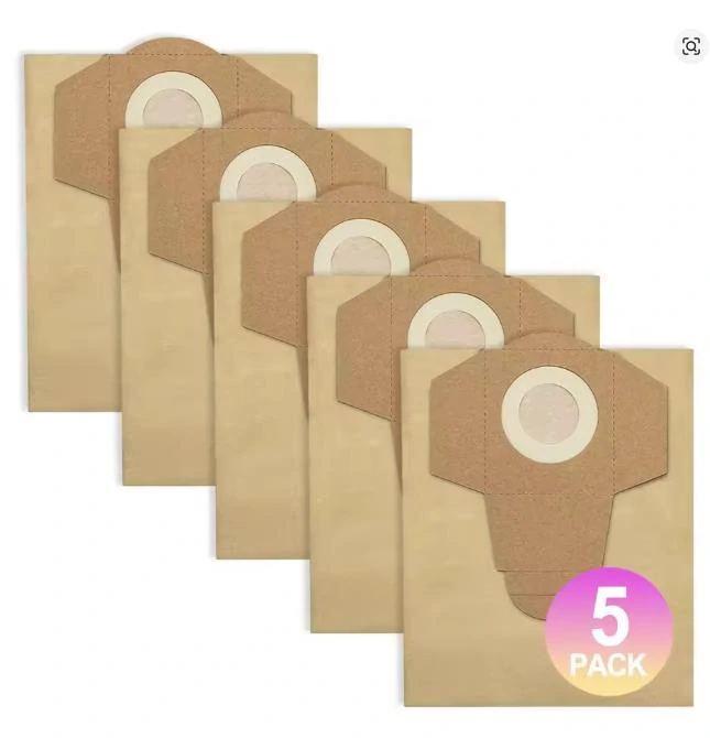 5× Papierové vrecká do vysávača Parkside / Einhell (PWD / PNTS / PWS)