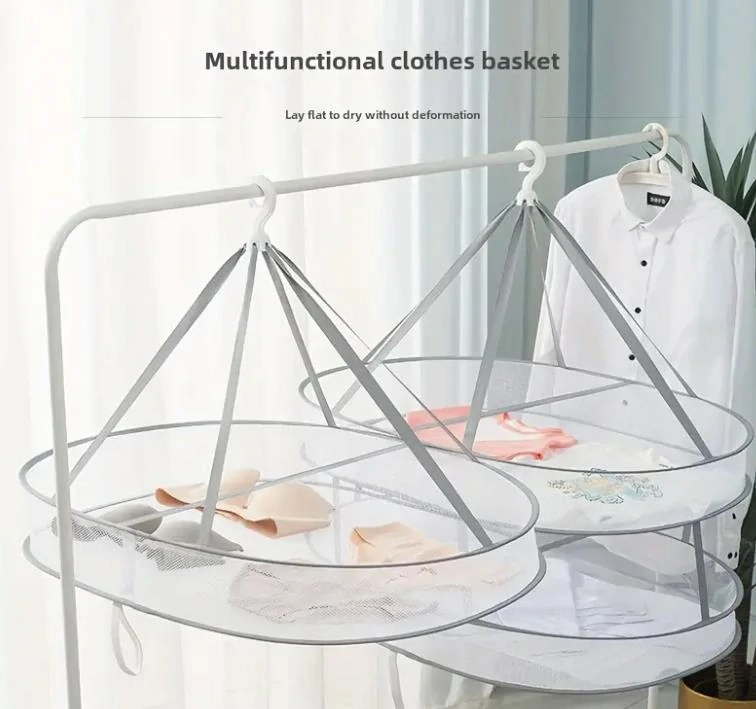 Skladacia sieťka na sušenie bielizne, oval 1 poschodie