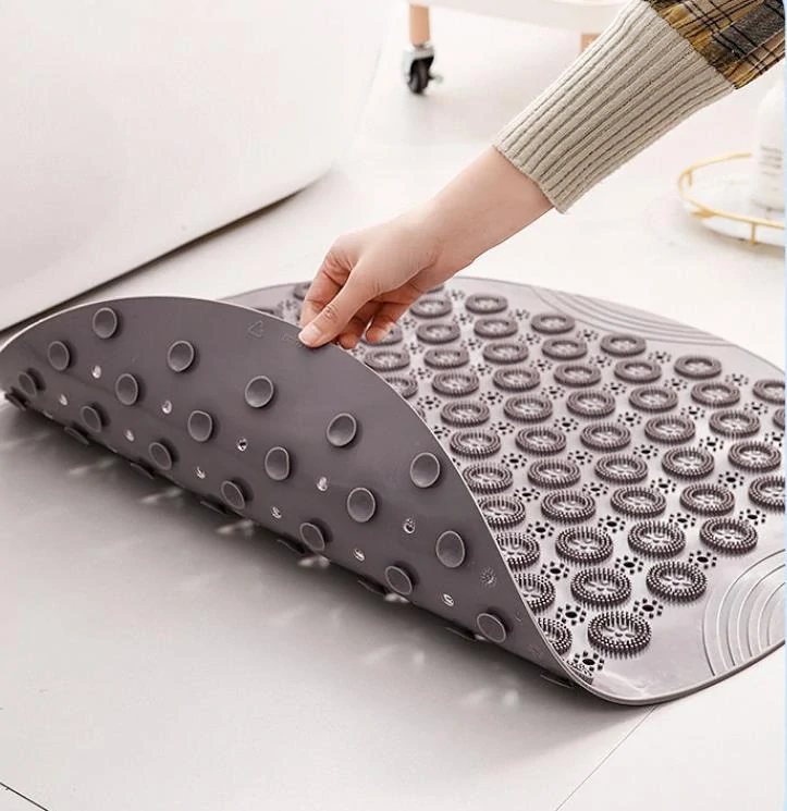 Masážna protišmyková podložka do sprchy - šedá