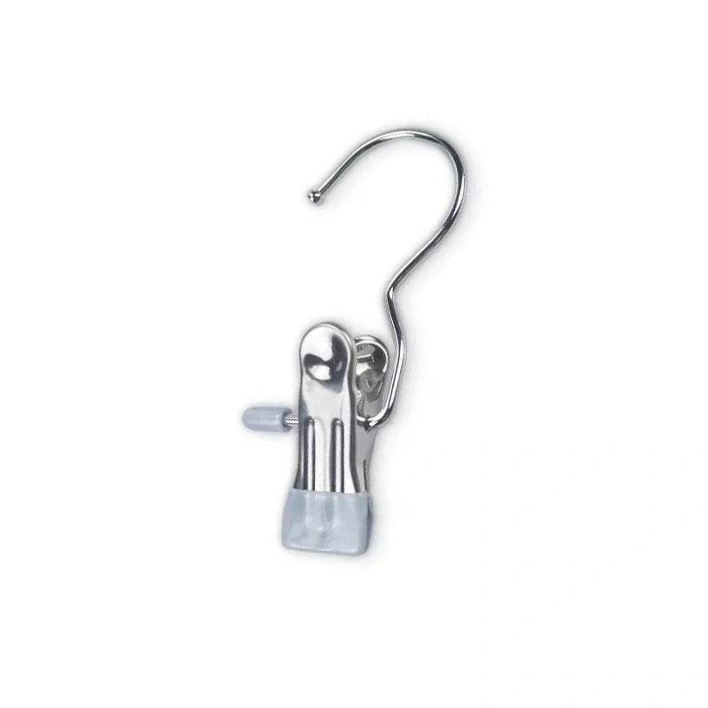 Vešiak s klipom na oblečenie, šedý, 5ks