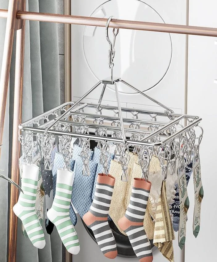 Sušiak na ponožky a spodnú bielizeň 40 kolíčkov nerez