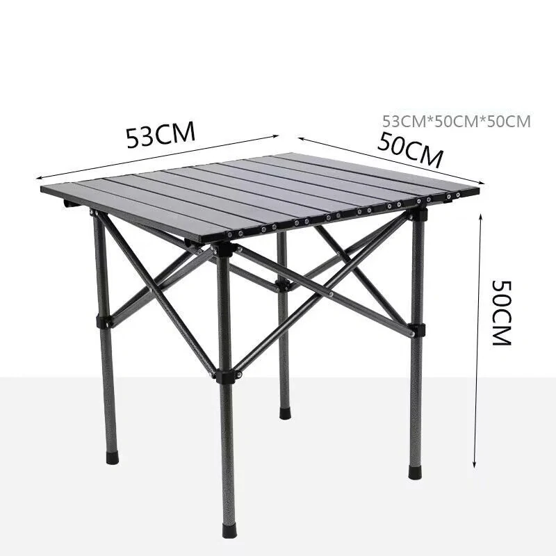 Skladací kempingový stolík 53 × 50 cm