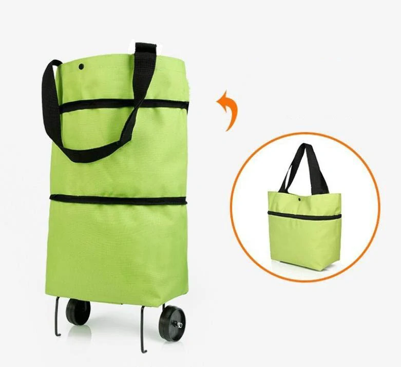 Skladacia nákupná taška na kolieskach