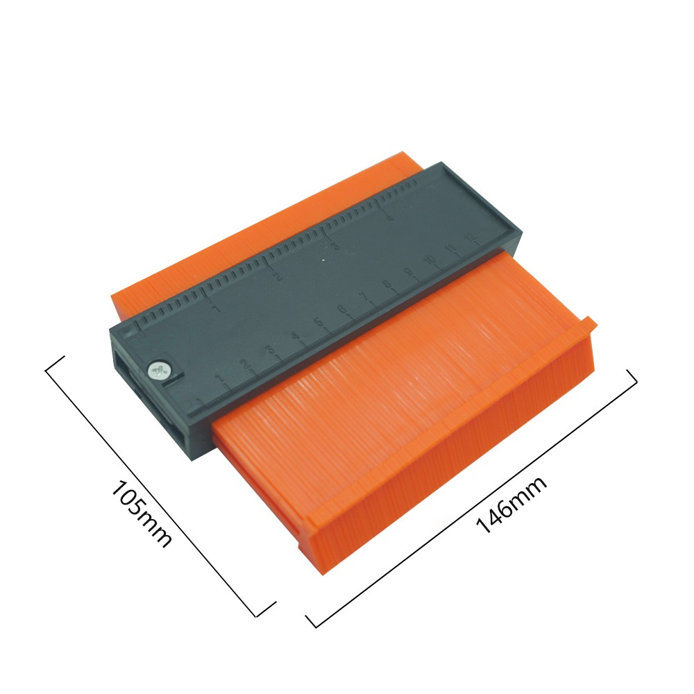 Profilový merač tvarov - 125mm oranžový základný model