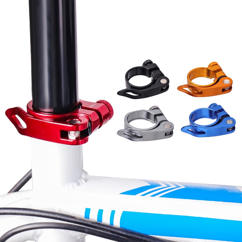 Objímka sedlovky s rýchloupinákom 34,9 mm čierna