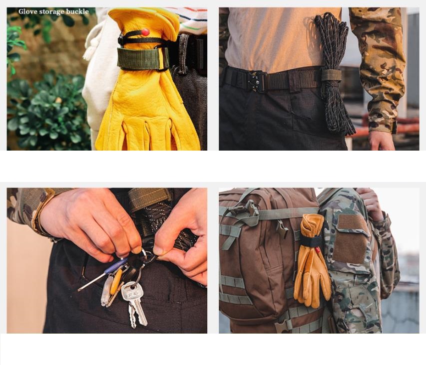 Outdoorový držiak na rukavice, kľúče, laná
