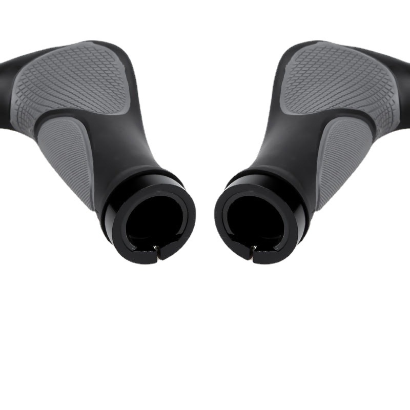 Ergonomické rohy na bicykel (1 pár, čierna farba)
