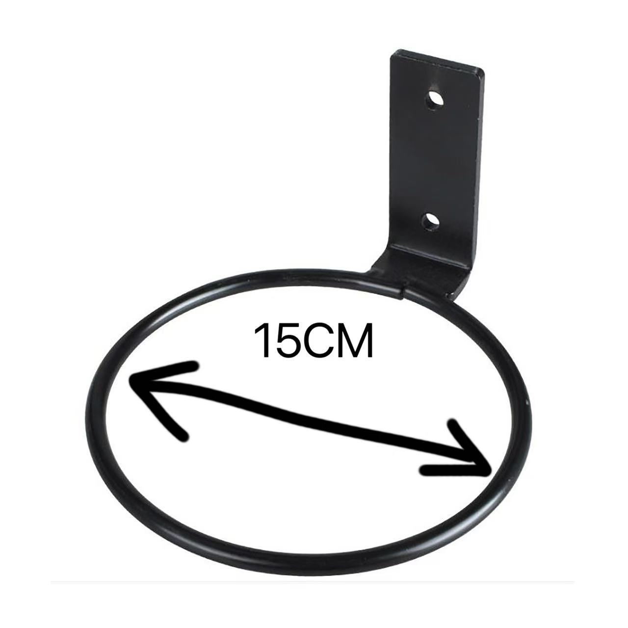 Kovový nástenný držiak na kvetináč - priemer 15 cm (1 ks)