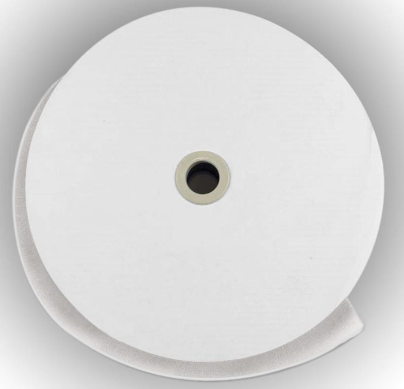 Samolepiace suchý zips (Velcro) – čierny, 2× 25 m, šírka 50 mm