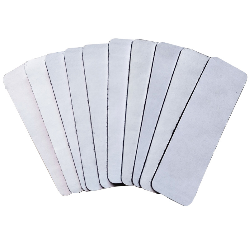 Samolepiace suchý zips (Velcro) – čierny, 3 × 10 cm, 10 ks