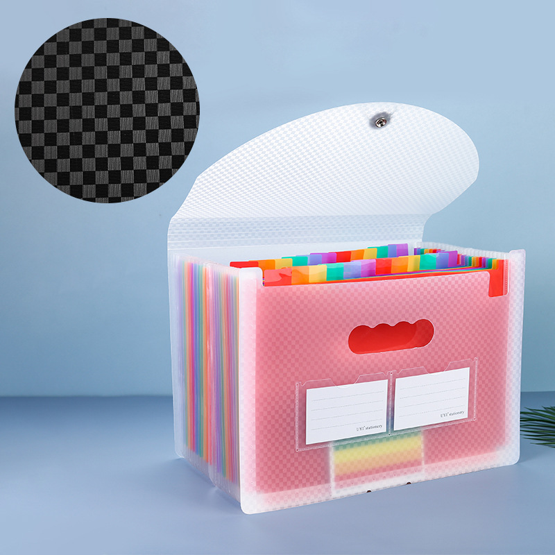 Rozkladací organizér na dokumenty A4 – priehľadný