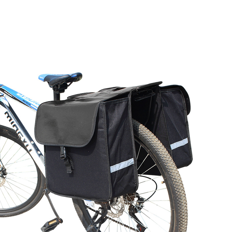 Dvojitá taška na bicykel na nosič - 28 L, vodeodolná
