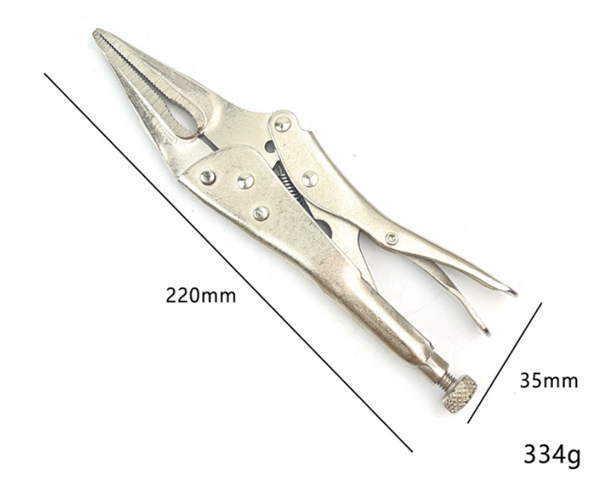 Samosvorné zvieracie kliešte 220 mm predĺžené