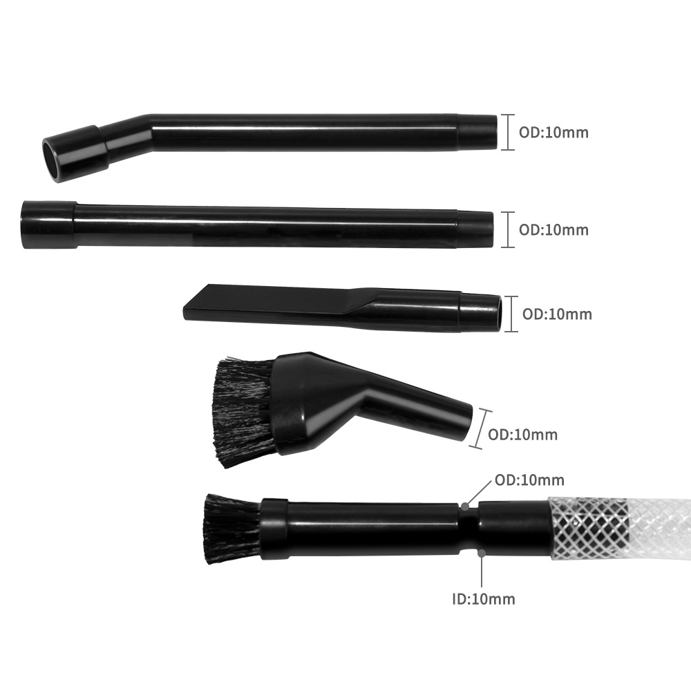 Sada nástavcov pre detailné čistenie vysávačom (8 ks)