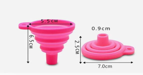 Skladací silikónový lievik 65mm