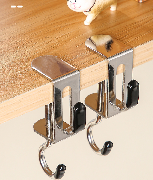 Háčik na stôl – nerezový, nastaviteľný