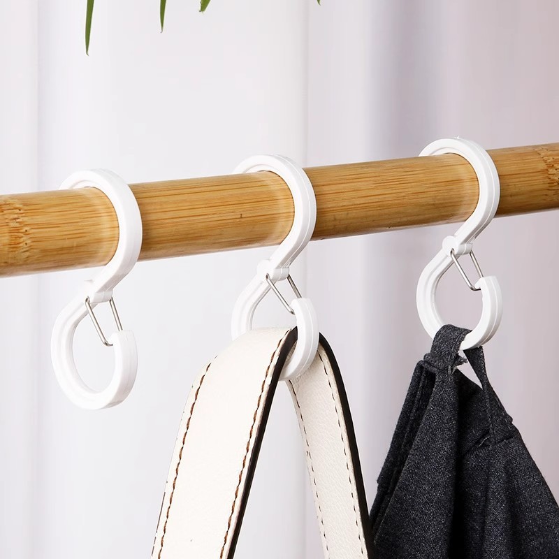 Univerzálna S háčiky s poistkou – súprava 8 ks