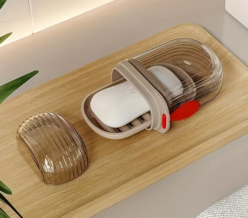 Cestovný box na mydlo s odkvapkávačom - 1ks