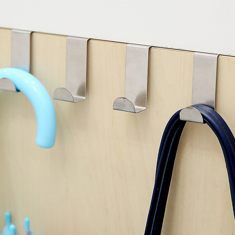 Nerezový háčik na dvere / skrinku - závesný (1 ks)