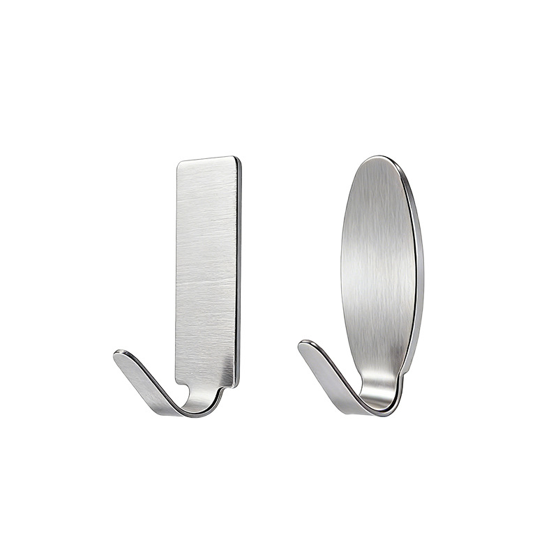 Samolepiaci háčik – nerez ovál 6 ks
