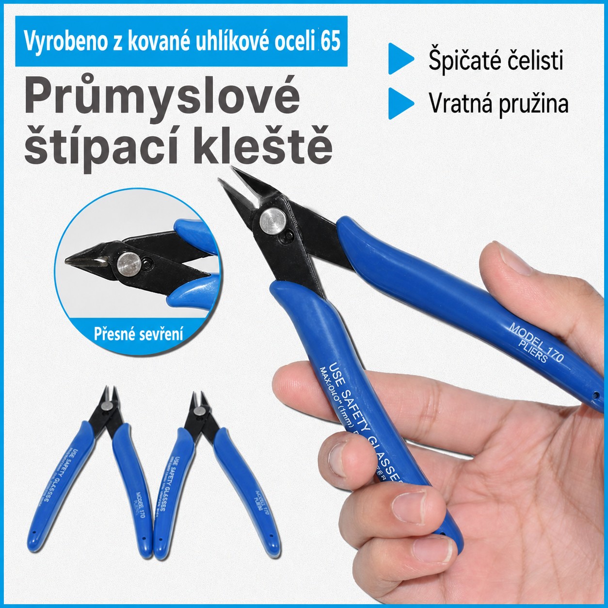 Priemyselné štiepacie kliešte Model 170